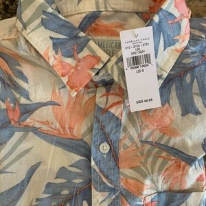 American Eagle New Hawaiian Shirt Small